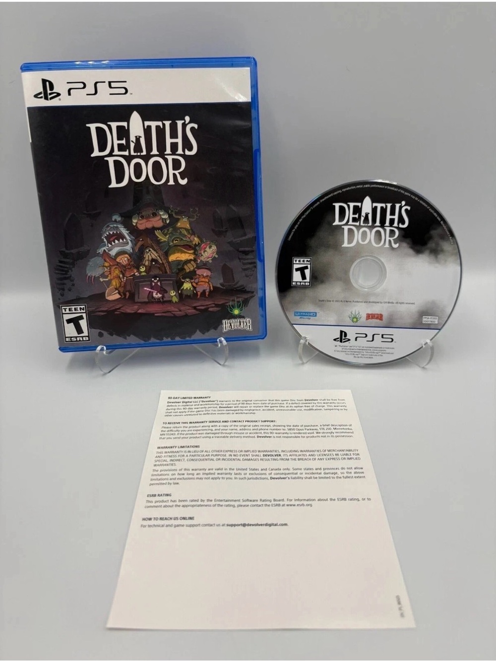 Sony PS5 Death's Door Game (Black & Blue)